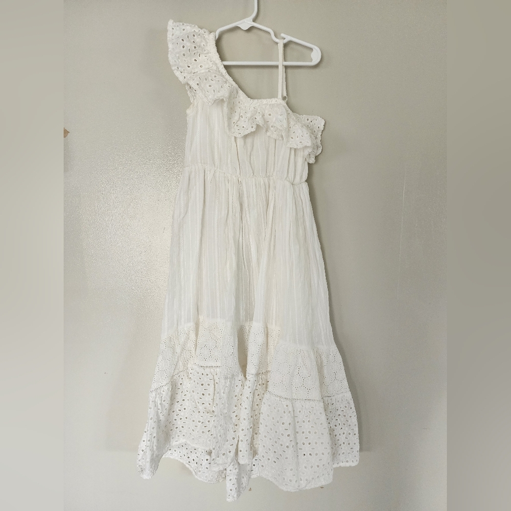 Elegant White Kids Dress